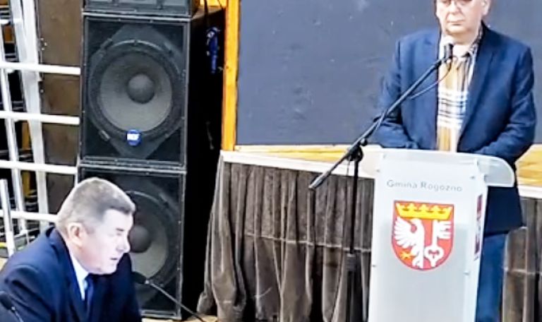 Przewodniczący powiatu Bogusław Janus gościem sesji w Rogoźnie