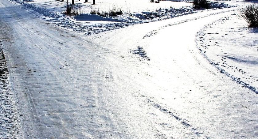 Zimowe zdarzenie drogowe