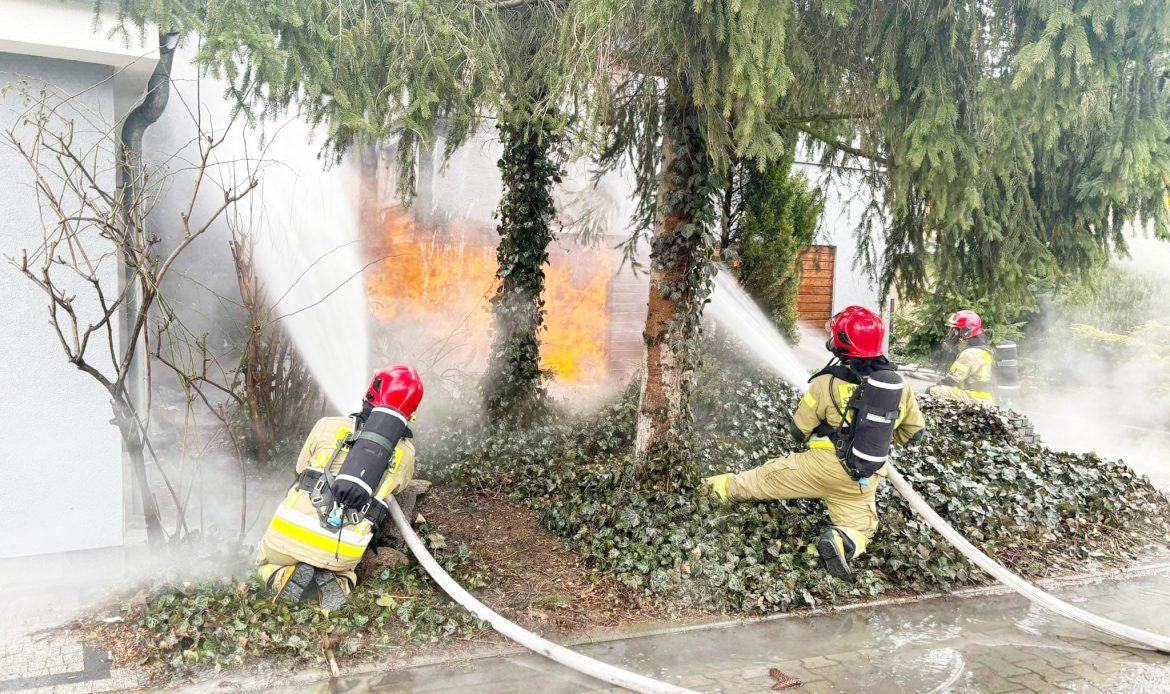 Nieszczelność gazociągu przyczyną pożaru domu w Kowanówku