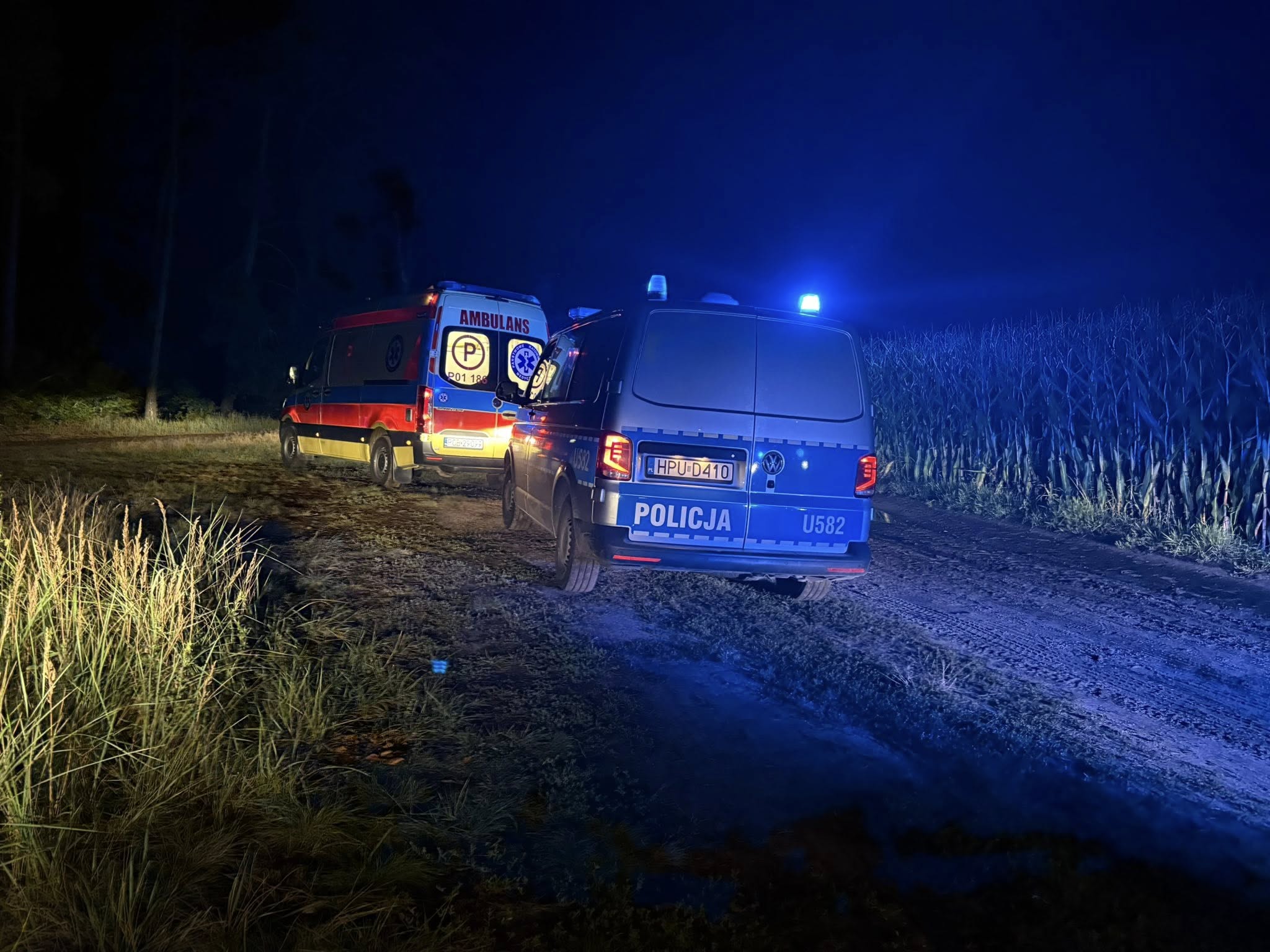Zaginiona osoba odnaleziona w lesie pod Ryczywołem